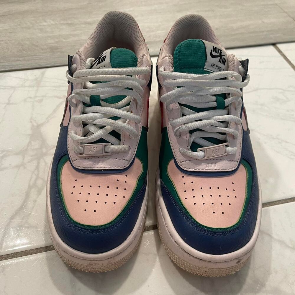 Nike Air Force 1 Shadow Low Mystic Navy Women’s Sneakers Size 7.5